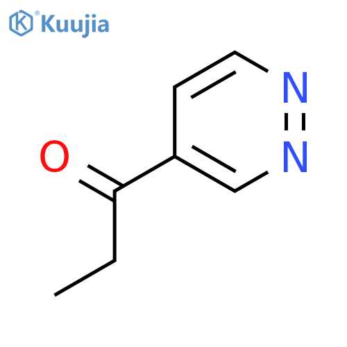 1-(pyridazin-4-yl)propan-1-one structure