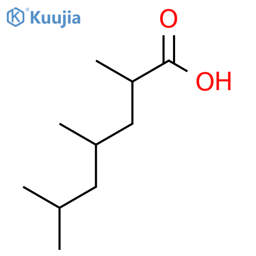 HEPTANOIC ACID, 2,4,6-TRIMETHYL- structure