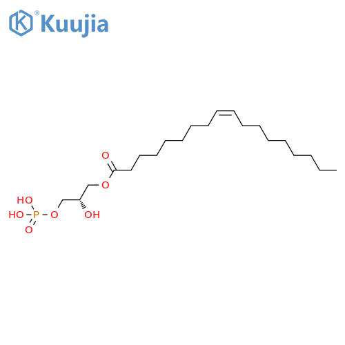 (S)-2-Hydroxy-3-(phosphonooxy)propyl oleate structure