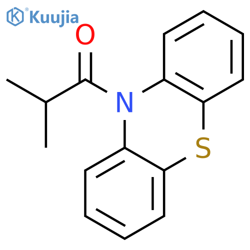 10H-Phenothiazine, 10-(2-methyl-1-oxopropyl)- structure