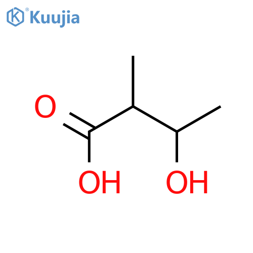 (2R,3S)-3-hydroxy-2-methyl-butanoic acid structure