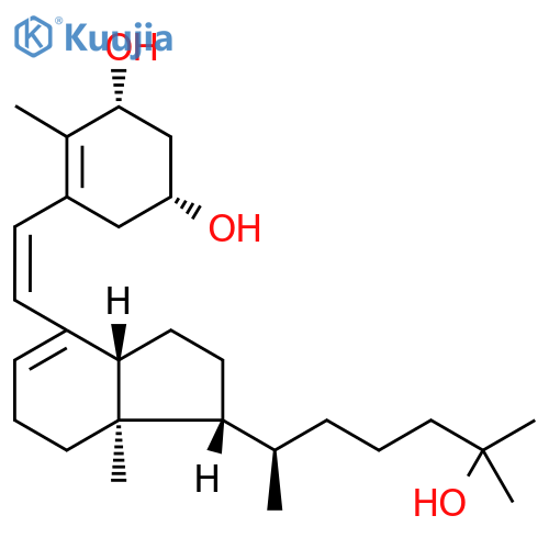 (1β,3β,6Z)-9,10-Secocholesta-5(10),6,8-triene-1,3,25-triol structure