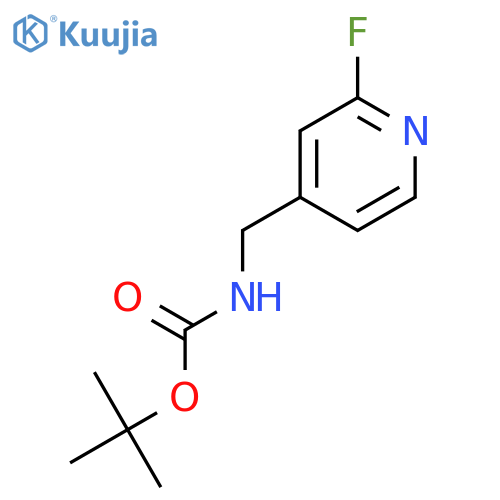 CARBAMIC ACID, [(2-FLUORO-4-PYRIDINYL)METHYL]-, 1,1-DIMETHYLETHYL ESTER structure