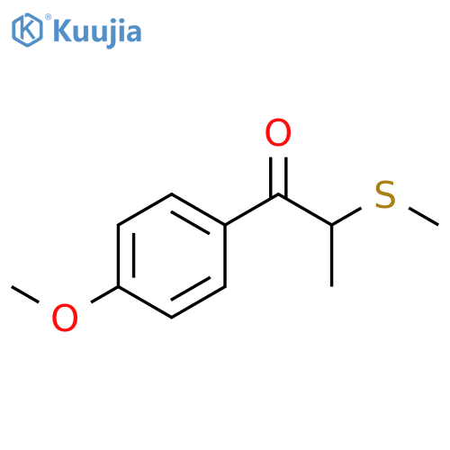 1-Propanone, 1-(4-methoxyphenyl)-2-(methylthio)- structure