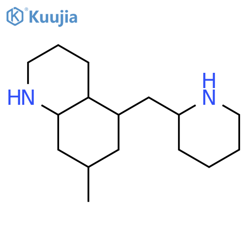 (4aR,5S,7R,8aR)-7-methyl-5-[(2S)-piperidin-2-ylmethyl]decahydroquinoline structure