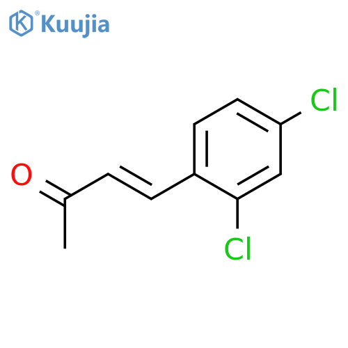 4-(2,4-dichlorophenyl)but-3-en-2-one structure
