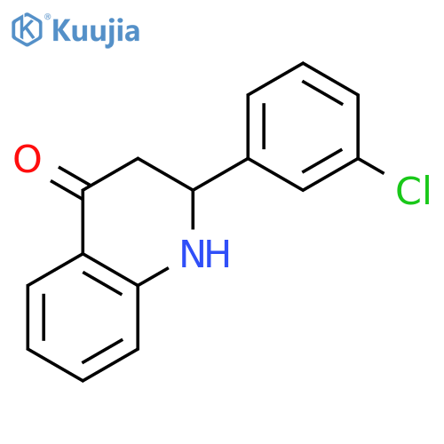 4(1H)-Quinolinone, 2-(3-chlorophenyl)-2,3-dihydro- structure