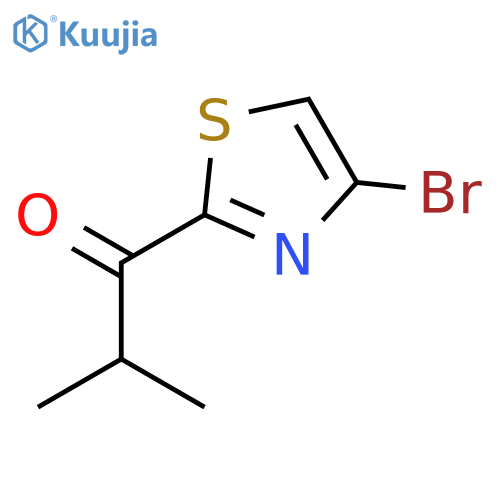 1-PROPANONE, 1-(4-BROMO-2-THIAZOLYL)-2-METHYL- structure