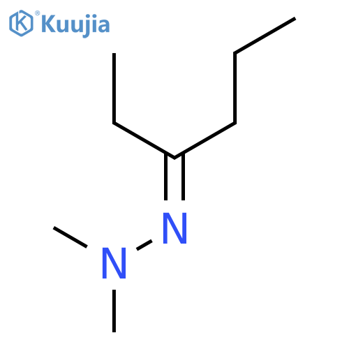 3-HEXANONE, DIMETHYLHYDRAZONE, (E)- structure