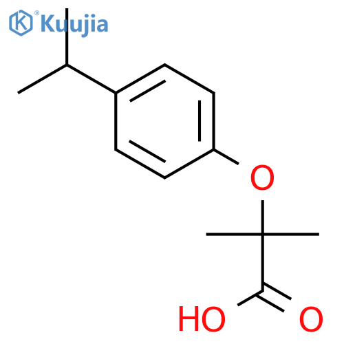 2-(4-Isopropylphenoxy)-2-methylpropanoic acid structure