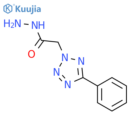 2-(5-phenyl-2H-tetraazol-2-yl)acetohydrazide structure