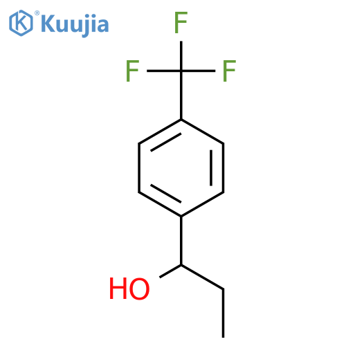 1-4-(Trifluoromethyl)phenylpropan-1-ol structure