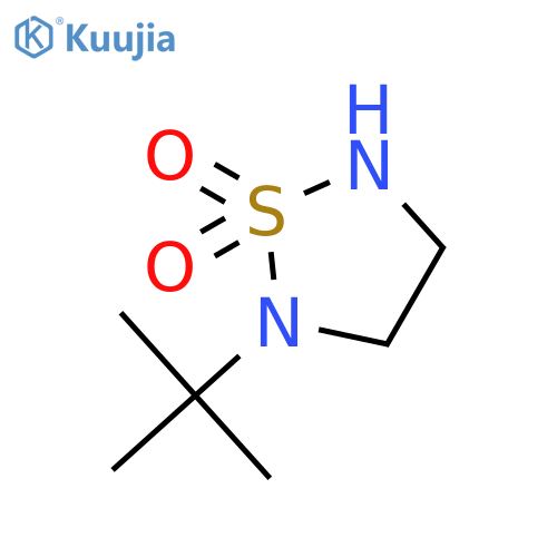 2-tert-butyl-1,2,5-thiadiazolidine 1,1-dioxide structure