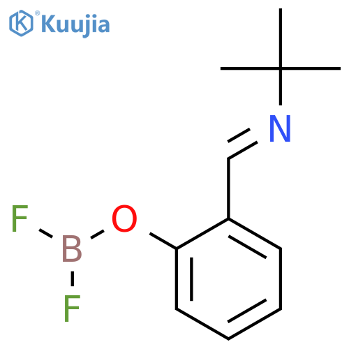 2-Propanamine, N-[[2-[(difluoroboryl)oxy]phenyl]methylene]-2-methyl- structure