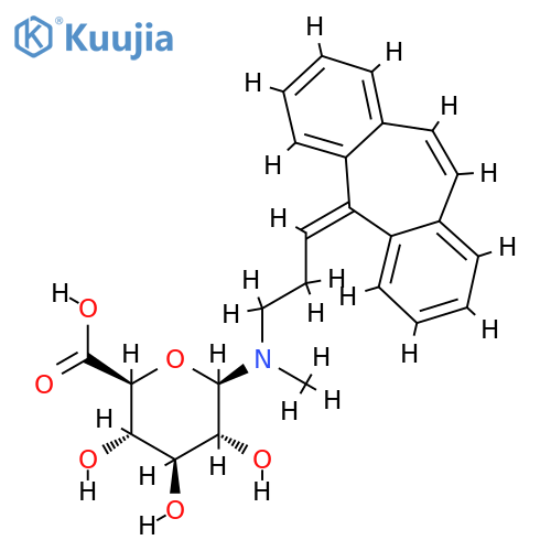 Desmethyl Cyclobenzaprine N-β-D-Glucuronide structure