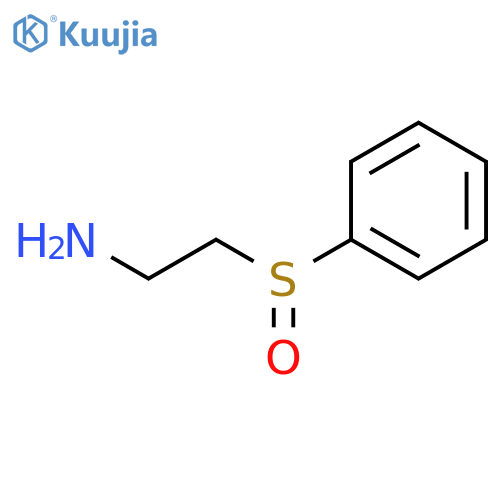 Ethanamine, 2-(phenylsulfinyl)- structure