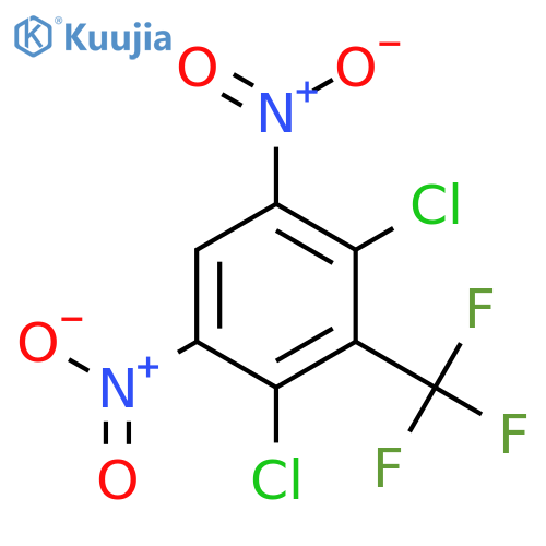 BENZENE, 2,4-DICHLORO-1,5-DINITRO-3-(TRIFLUOROMETHYL)- structure