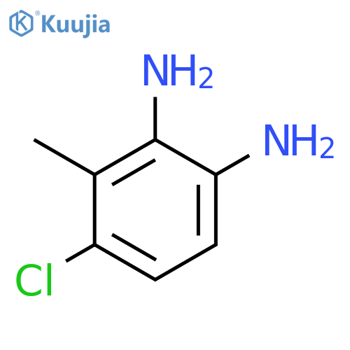 4-chloro-3-methyl-benzene-1,2-diamine structure