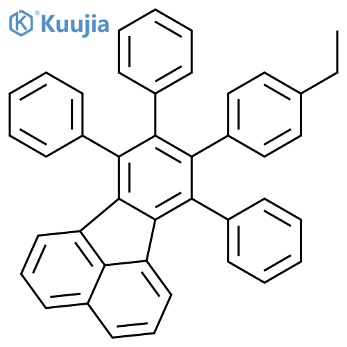 FLUORANTHENE, 8-(4-ETHYLPHENYL)-7,9,10-TRIPHENYL- structure