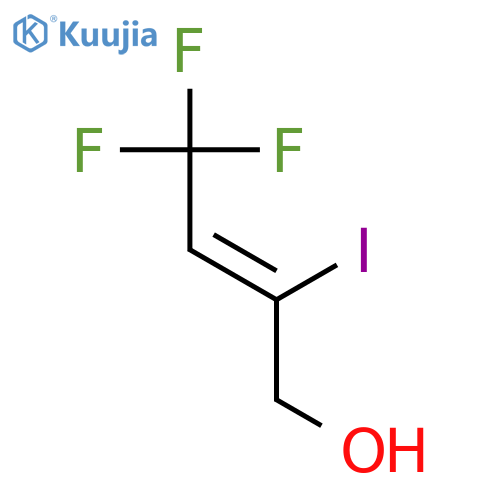 4,4,4-Trifluoro-2-iodobut-2-en-1-ol structure