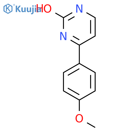 4-(4-Methoxyphenyl)pyrimidin-2-ol structure