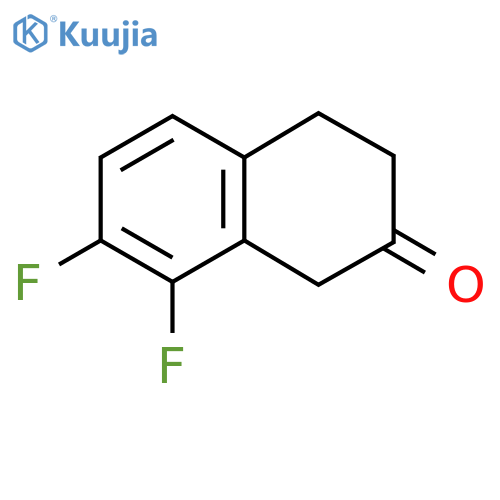 7,8-Difluoro-3,4-dihydronaphthalen-2(1h)-one structure