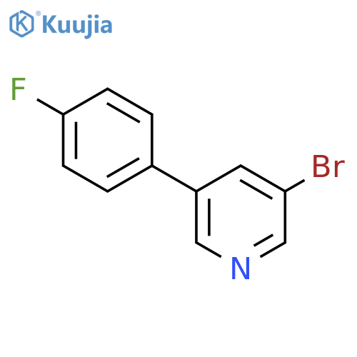 3-Bromo-5-(4-fluorophenyl)pyridine structure