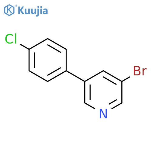 3-Bromo-5-(4-chlorophenyl)pyridine structure