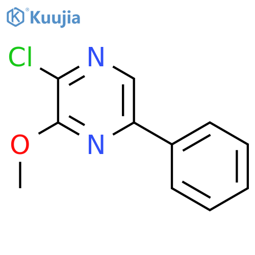 Pyrazine, 2-chloro-3-methoxy-5-phenyl- structure