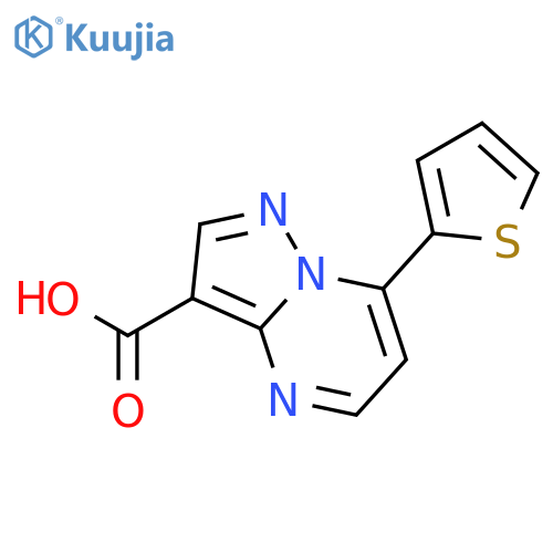 7-Thien-2-ylpyrazolo1,5-apyrimidine-3-carboxylic Acid structure