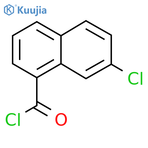 7-Chloronaphthalene-1-carbonyl chloride structure