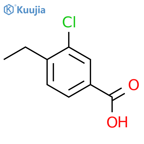 3-Chloro-4-Ethylbenzoic Acid structure