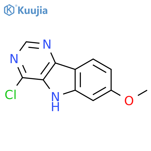 4-Chloro-7-methoxy-5H-pyrimido5,4-bindole structure