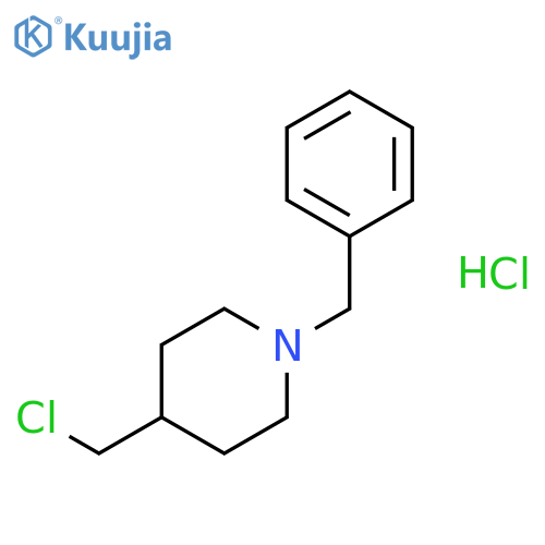 1-Benzyl-4-(chloromethyl)piperidine hydrochloride structure