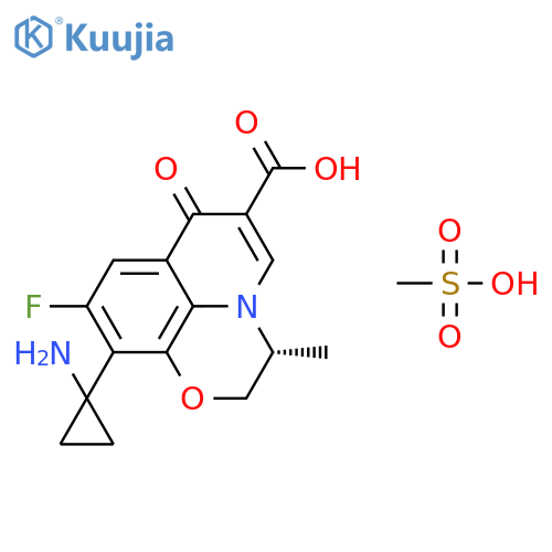 ent-Pazufloxacin Mesylate structure