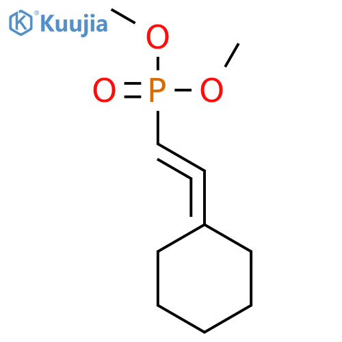 Phosphonic acid, (cyclohexylideneethenyl)-, dimethyl ester structure
