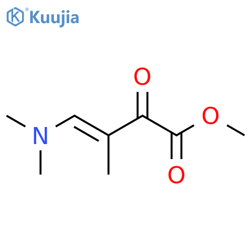 methyl 4-(dimethylamino)-3-methyl-2-oxobut-3-enoate structure