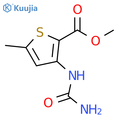 methyl 3-(carbamoylamino)-5-methylthiophene-2-carboxylate structure