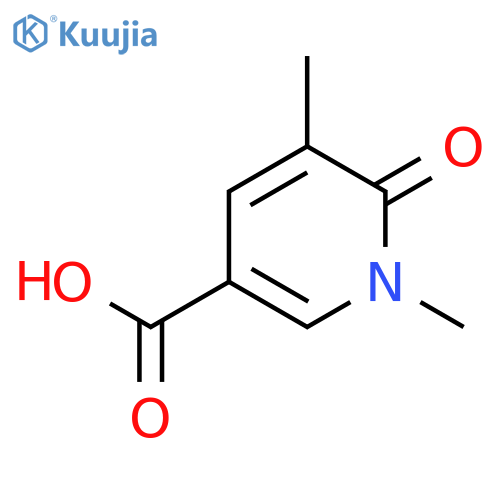 1,5-Dimethyl-6-oxo-1,6-dihydropyridine-3-carboxylic acid structure
