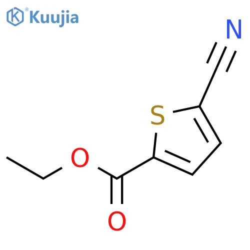 Ethyl 5-cyanothiophene-2-carboxylate structure