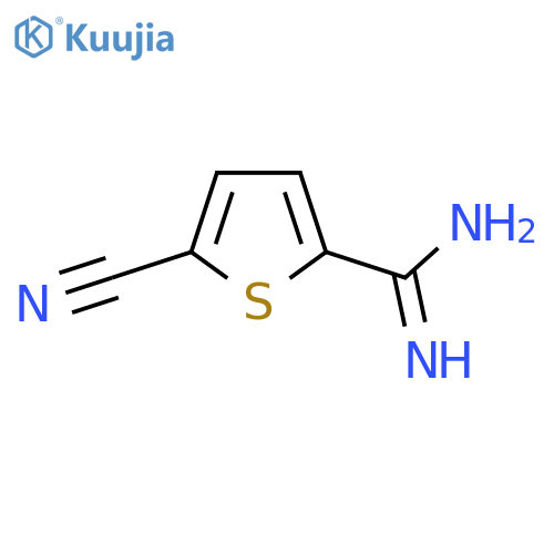 5-cyanothiophene-2-carboximidamide structure