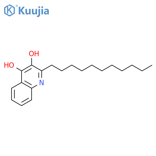 3,4-QUINOLINEDIOL, 2-UNDECYL- structure