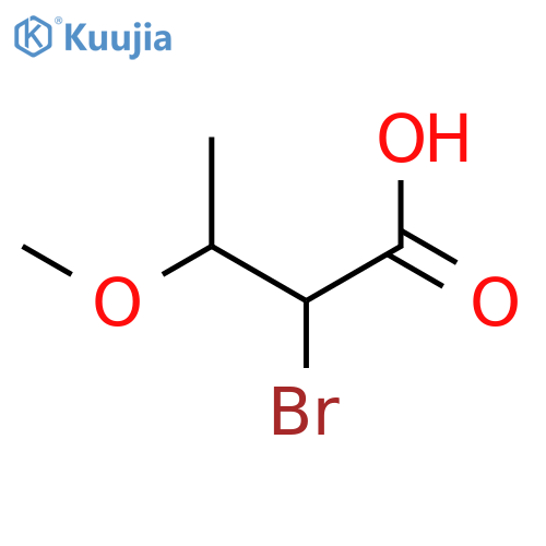 2-Bromo-3-methoxybutanoic acid structure