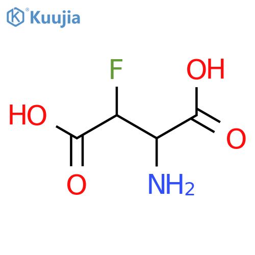 2-amino-3-fluorobutanedioic acid structure