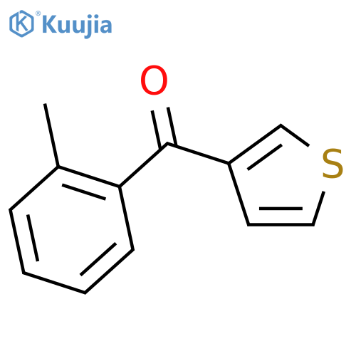 3-(2-Methylbenzoyl)thiophene structure