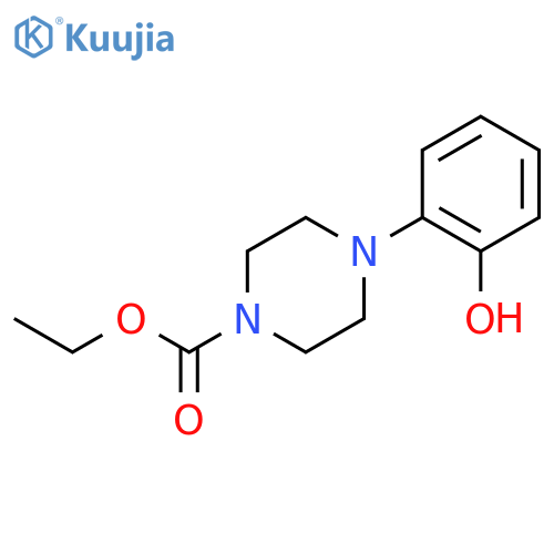 1-(2-Hydroxyphenyl)-4-ethoxycarbonyl-piperazine structure