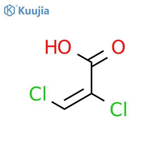 2-Propenoic acid, 2,3-dichloro-, (E)- structure