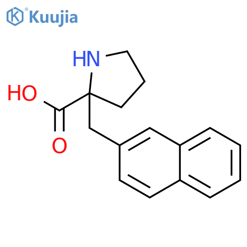 (S)-alpha-(2-Naphthalenylmethyl)proline·HCl structure