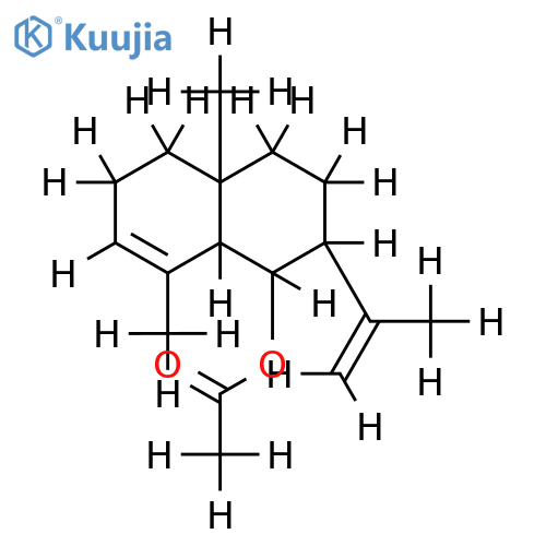 (+)6alpha-Acetoxyselina-3,11-dien structure