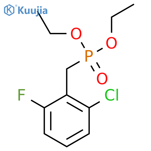 Diethyl (2-chloro-6-fluorobenzyl)phosphonate structure